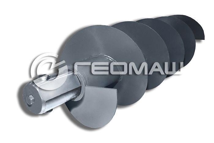 Шнек буровой d=400 мм, L=1400 мм