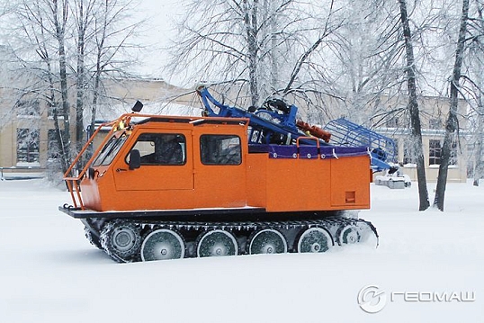 ГТМ-0,8 с буровым оборудованием (МБУ-320) в Узбекистане