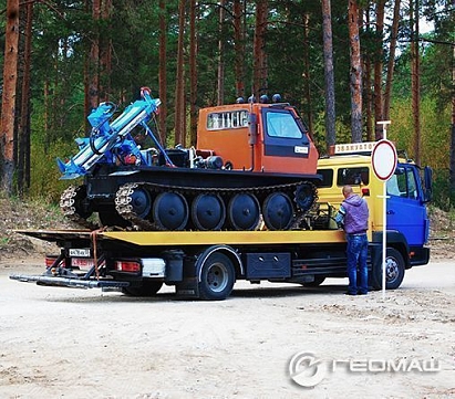 ГТМ-0,8 с буровым оборудованием (МБУ-320) в Узбекистане